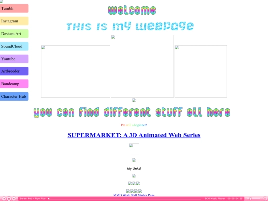 oldhomepage screenshot