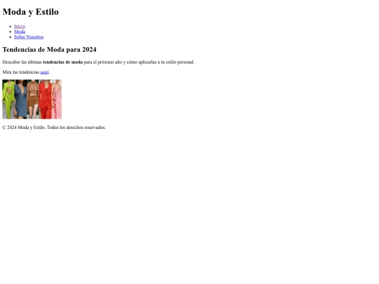 Moda screenshot