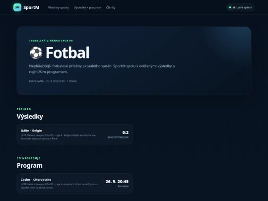 sport/fotbal screenshot