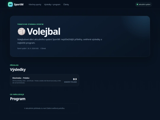 sport/volejbal screenshot
