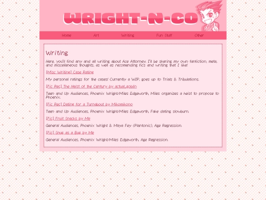 writing screenshot