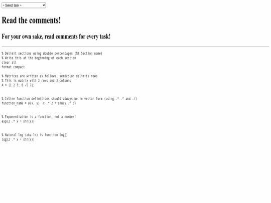 index screenshot