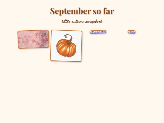SeptembersPage screenshot