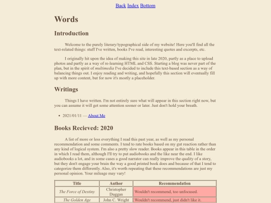 words screenshot
