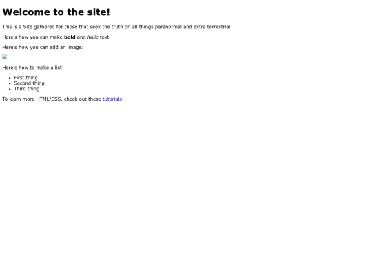 index screenshot