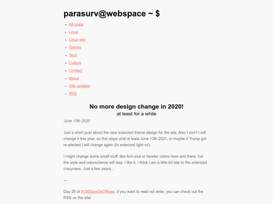 blogging/no-more-design-change screenshot