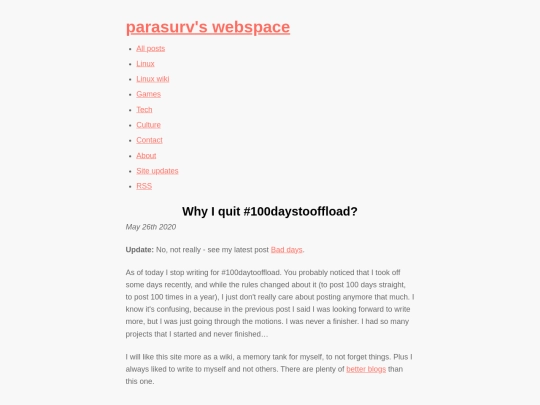 blogging/why-i-quit-100daystooffload screenshot