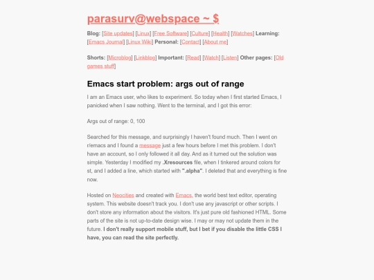 emacs-problem-args-out-of-range screenshot