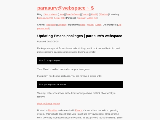 emacs/updating-emacs-packages screenshot