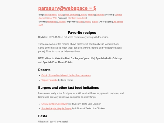 favorite-recipes screenshot