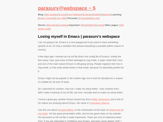 free-software/losing-myself-in-emacs screenshot