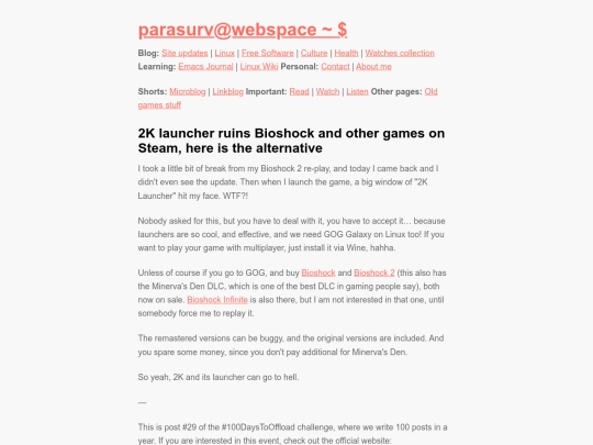 games/2k-games-launcher-bioshock-drm-free-alternatives screenshot