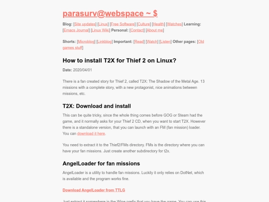games/how-to-install-t2x-thief2-linux screenshot