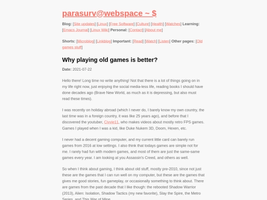 games/playing-old-games-is-better screenshot