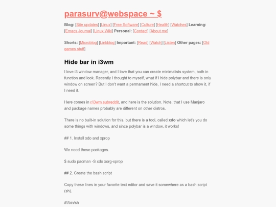 hide-bar-i3wm screenshot