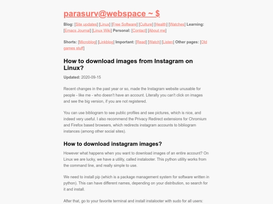 linux-wiki/how-to-download-instagram-images-linux screenshot