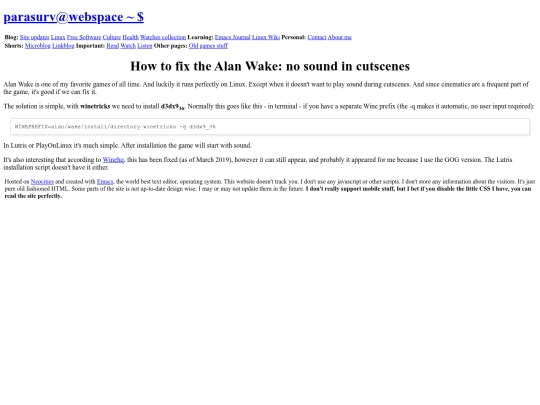 linux-wiki/linux-how-to-fix-alan-wake-no-sound-cutscenes screenshot