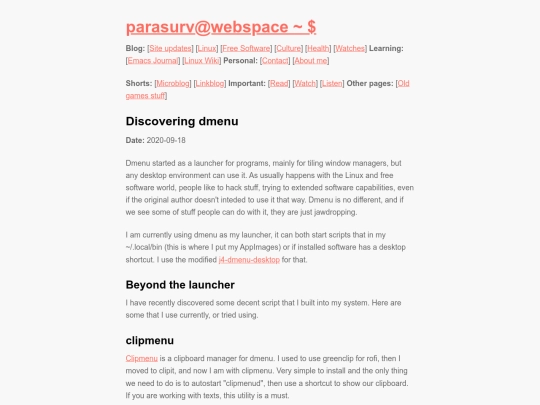linux/discovering-dmenu screenshot