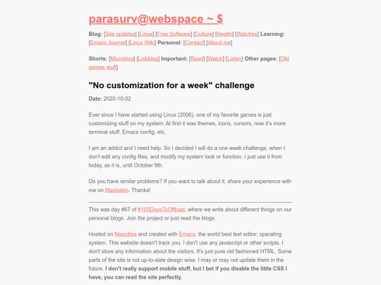 linux/no-customization-for-a-week-challenge screenshot