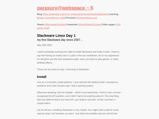 linux/slackware-linux-day1 screenshot