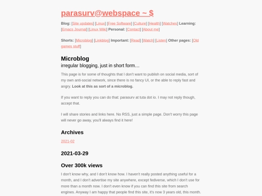 microblog-202103 screenshot
