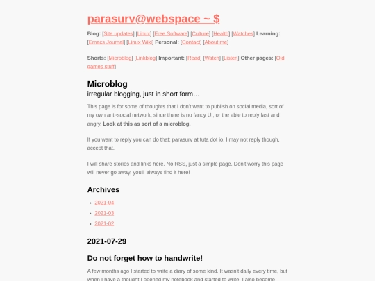 microblog-202107 screenshot