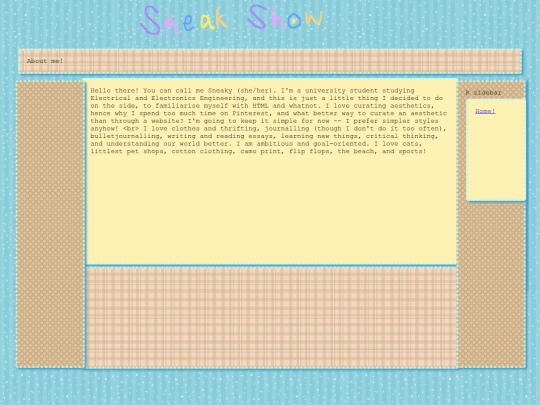 aboutme screenshot