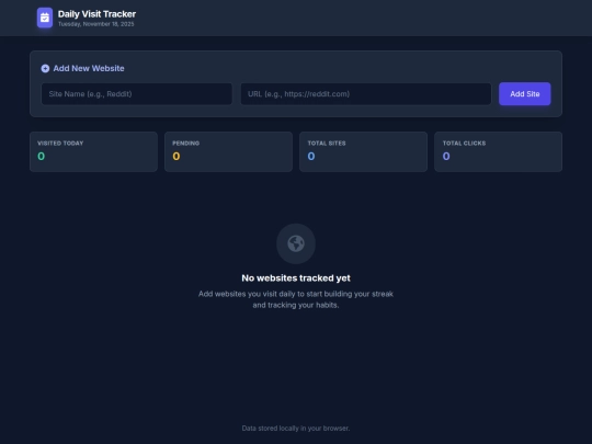 25.10/DailySiteTracker-2 screenshot