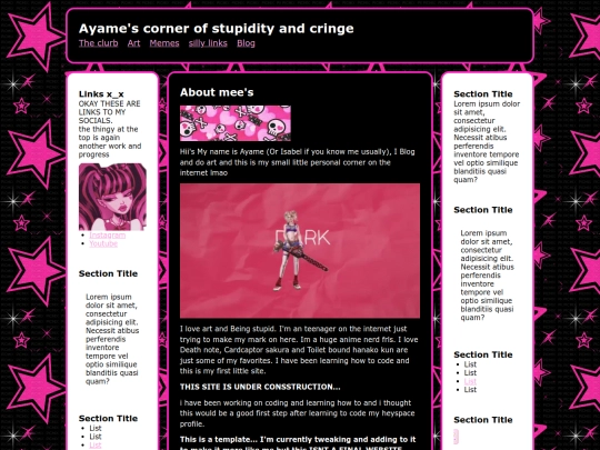 spaceheyblogposts screenshot