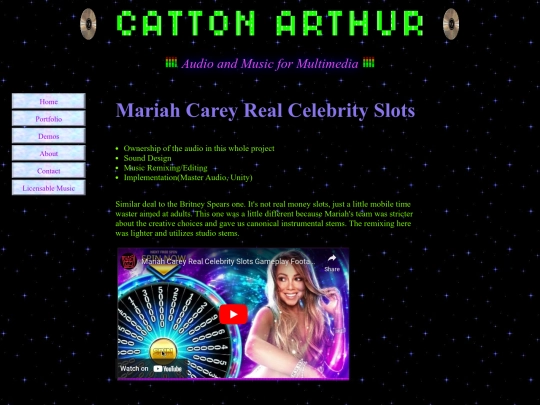 PortfolioPages/MariahCarey screenshot