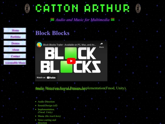 PortfolioPages/visualstuff screenshot