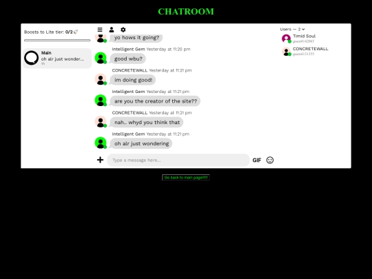 Chatbox screenshot