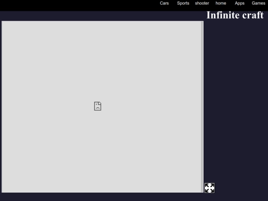 infinite craft screenshot