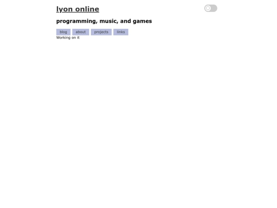 links screenshot