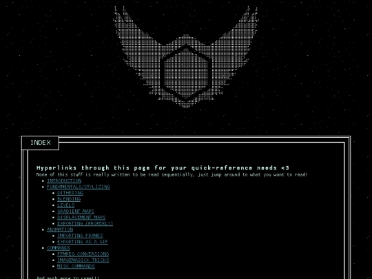 blog/glitchart screenshot