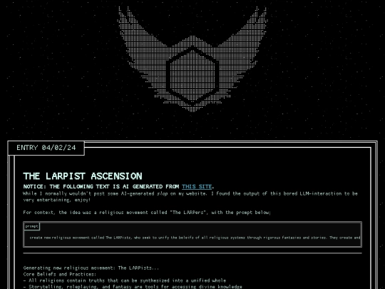 blog/larp screenshot