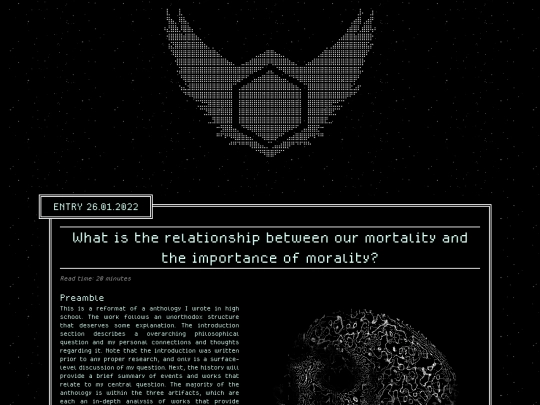 blog/mortality screenshot