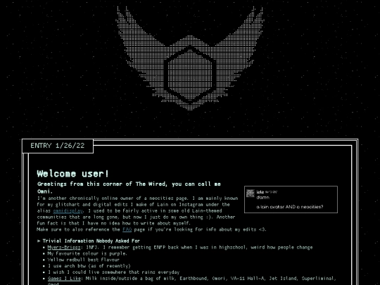 blog/welcome screenshot