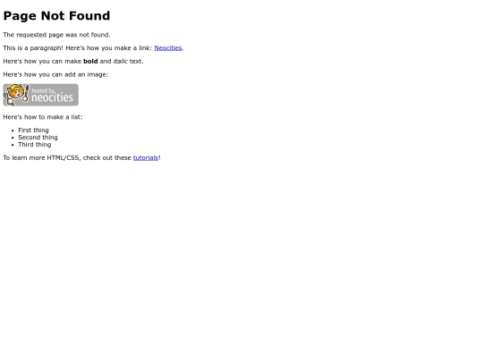not_found screenshot
