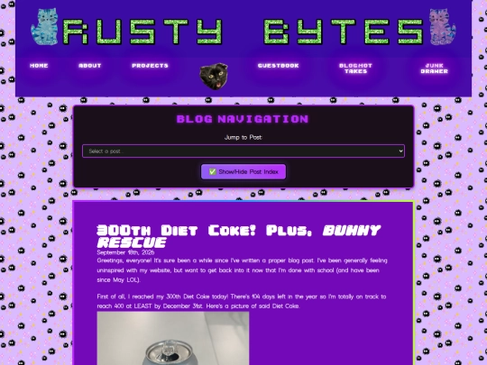 blog screenshot