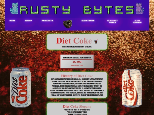 dietcoke screenshot