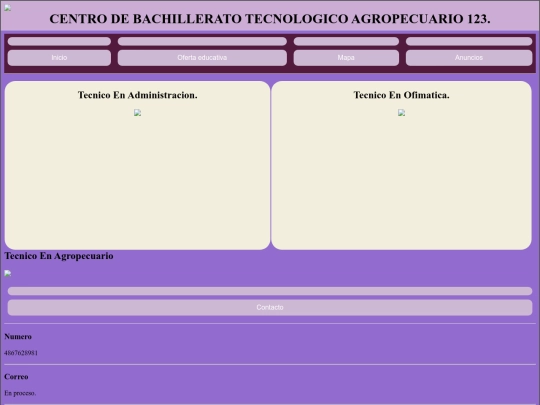 Oferta educativa screenshot