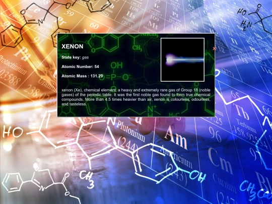 periodic table/Xenon screenshot