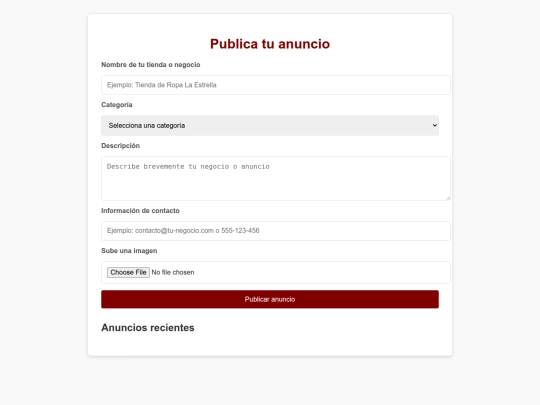 Anuncios screenshot