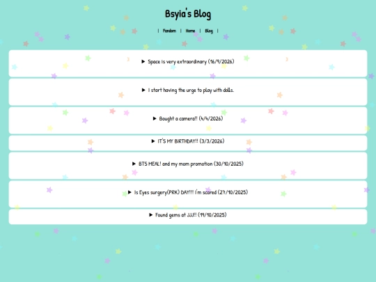 blog screenshot
