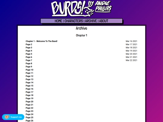 archive screenshot