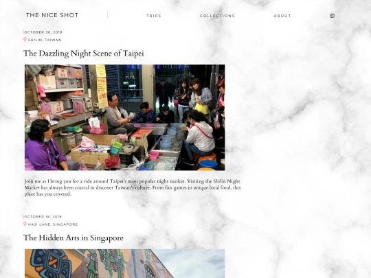 trips screenshot