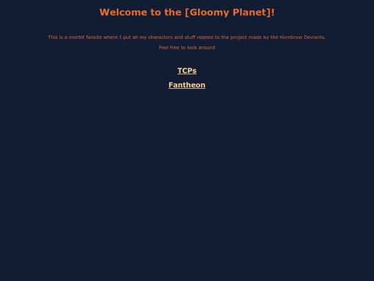 morbit/welcome screenshot