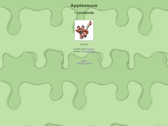 petz/inhabitants/lovebirdz/applesauce screenshot
