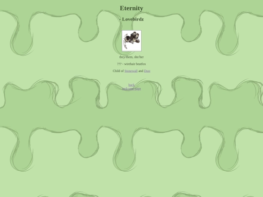 petz/inhabitants/lovebirdz/eternity screenshot